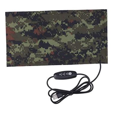 Imagem de Almofada de Aquecimento Elétrica Usb, Fibra de Carbono, 3 Engrenagens, Aquecedor de Pano para Roupas, 10x20cm, Almofada Quente Elétrica Com Camada de Energia Dc5v (15x28cm)