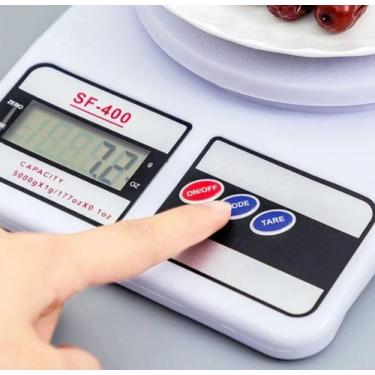 Imagem de Balança Cozinha Digital Alta Precisão Alimentos Dietas 10kg - Eletroni