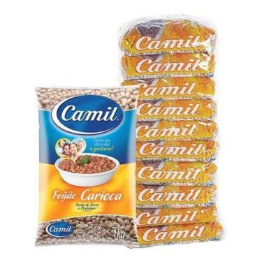Imagem de Feijão Carioca Camil 1 Kg, Fardo Com 10 Un.