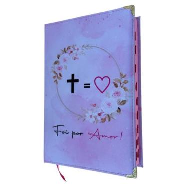 Imagem de Bíblia NTLH Círculo Floral foi por amor - Capa dura acolchoada SBB - C