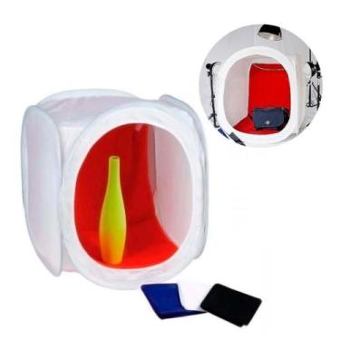 Imagem de Tenda Difusora 80x80 e 4 Fundos p/ Foto Still CI-80 - SHT208 - GREIKA