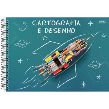 Imagem de Caderno de Cartografia e Desenho C.D Neutro 60 Fls - SD - São Domingos