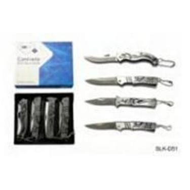 Imagem de Canivete de aço inoxidável Ref. D51 caixa com 4 unidades - Luatek