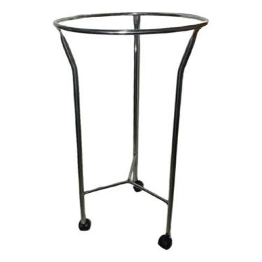 Imagem de Kit 5 Suporte Para Saco Hamper Em Inox - Medcombo