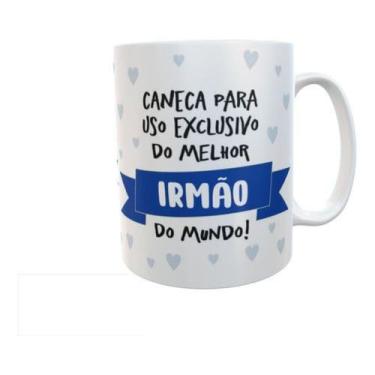 Imagem de Caneca Cerâmica USO EXCLUSIVO DO MELHOR IRMÃO DO MUNDO - Quatro Estaçõ
