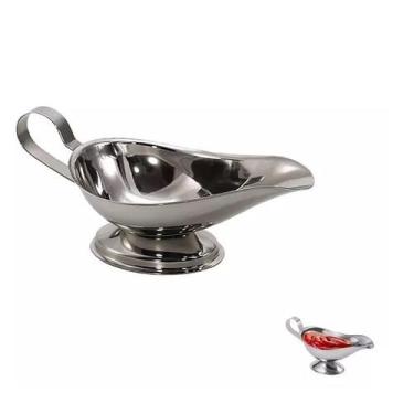 Imagem de Molheira Tipo Concha Aladin Servir Azeites Molhos Inox 170ml - FRIGOPR