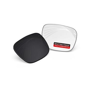 Imagem de iLikeo Lentes de reposição PRO+ de policarbonato não polarizadas para óculos de sol Oakley Fuel Cell OO9096 - Fotocrômico transparente