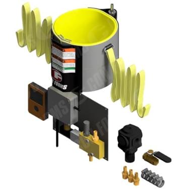 Imagem de Con Forms Kit de reconstrução da bexiga da válvula de desligamento do manguito de ar da mangueira da bomba de concreto (V50FAC-REBUILD)