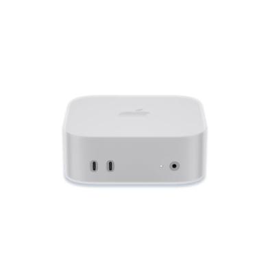Imagem de Capa para Apple Mac Mini M4 Pro/Mac Mini M4 2024, WUNIAK fina, leve, à prova de arranhões, capa de borracha de silicone TPU de proteção durável (transparente).