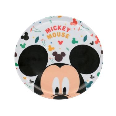 Imagem de Prato Raso Melamina Infantil Mickey Mouse Disney 20cm - Tuut