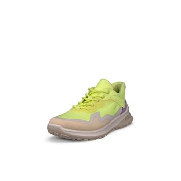 Imagem de ECCO Tênis feminino Ultra Terrain Low para caminhada, Calcário/limão ensolarado/névoa de lavanda, 9-9.5