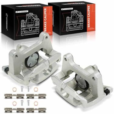 Imagem de A-Premium Substituição da pinça de freio para Jeep Grand Wagoneer 2022-2023 Ram 1500, um lado, 1 pistão, com suporte, traseira esquerda e direita