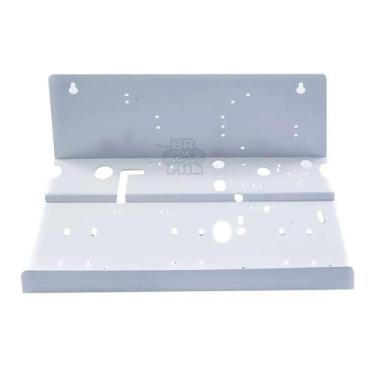 Imagem de Suporte Para 3 Carcaças E Bomba Branco Aba Para Cima Osmose - Br Fish