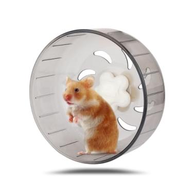 Imagem de Roda de Hamster, Brinquedo de Corrida Gerbils Chinchillas Guiné Pigs Mouse Exercício Acrílico Pequeno Pet Fitness Silencioso Rodas Giratórias Mice Play Esteira Mudo