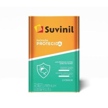 Imagem de Tinta AcrÍlica 18l Fachada Protegida Fosco Suvinil - Gelo - SUVINIL AC
