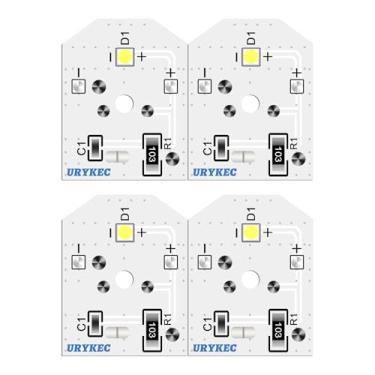 Imagem de URYKEC Lâmpada Led Para Geladeira Wr55X11132 Wr55X25754, Substituição, Ge Wr55X30602 Wr55X26486 Ps4704284 3033142 Eap12172918 Ap6261806 (4 Peças)
