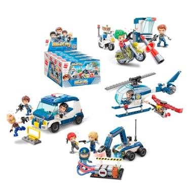 Imagem de Keepplay Bloco de Montar Set Policial Mine City