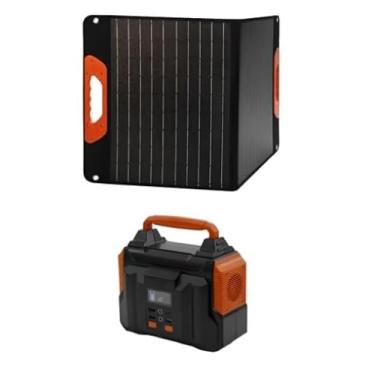 Imagem de Placa Solar 60W com Gerador Portátil, Power Station 300W, Maxiclima