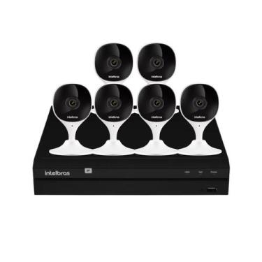 Imagem de Kit 6 Câmeras Intelbras Imx-c Full Hd Nvd 1408 Intelbras Sem Hd