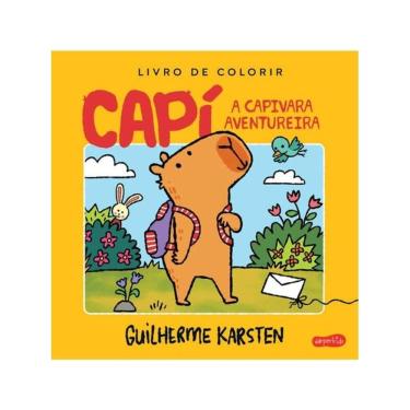 Imagem de Capí, A Capivara Aventureira: Um Livro Interativo Para Colorir E Criar Histórias