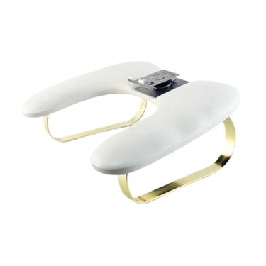 Imagem de KiBcsLic Apoio de Mão em Couro PU para Manicure com Suporte Confortável para Celular E Mesa para Ferramentas de Maquiagem para Unhas