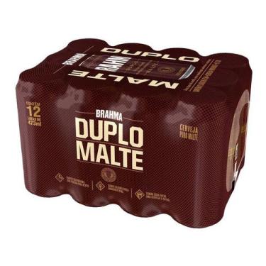Imagem de Cerveja Brahma Duplo Malte 473ml 12 Unidades
