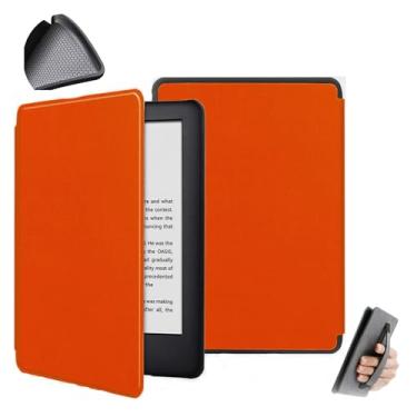 Imagem de Yzlvigrous Capa para Kindle 11th Gen 2024/2022, Capa Ultra Slim PU com Sono/despertar Automático, Tampa de 6 Polegadas com Alça de Mão e Casca Traseira de TPU Suave, Modelo: RS23CV/C2V2L3