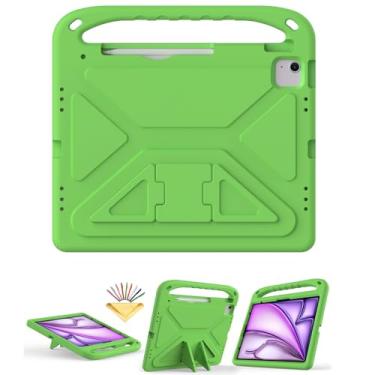 Imagem de UUcovers Capa infantil para iPad Pro 33.0 cm M4 2024 com suporte/alça/caneta stylus porta-lápis, leve, macio, EVA, resistente, à prova de choque, resistente, dobrável, para meninas e meninos, linda