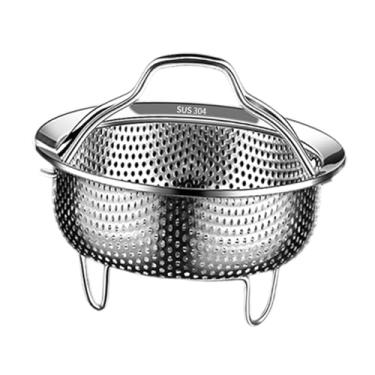 Imagem de Generic Cesta de Cozimento para Panela de Arroz Wok, Cesta para Cozinhar Vegetais, Inserção para Vapor em Panela de Arroz, 14cm