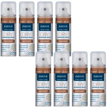Imagem de Kit 8 Shampoo Seco Above Coconut 50ml