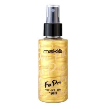 Imagem de Fixador de Maquiagem Makiê Fix Pro Power Gold, 120ml