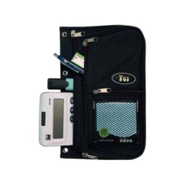 Imagem de Estojo Organizador Porta Acessório em Tecido para Fichário - YES, Pret