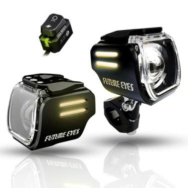 Imagem de Farol De Milha Motocicleta Lâmpada Luzes Led Auxiliar Neblina Universal Alta Potência 60W