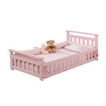 Imagem de Cama Infantil com Grade Bella Maray - Atacadão Maray, Quartzo Rosa