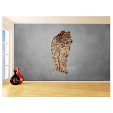 Imagem de Papel De Parede Animais Pop Art Leoa Colorido 3,5M Pxa461
