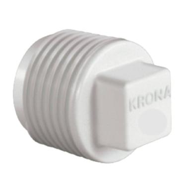 Imagem de Plug Roscavel PVC Branca 1 Krona UN 0295