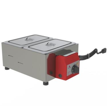 Imagem de Derretedeira De Chocolate Industrial Banho Maria Progás 2 Cubas 2,5kg 220V PRD-200 G2 P39575