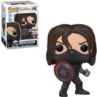 Imagem de Funko Pop Marvel Captain America 838 The Winter Soldier Special