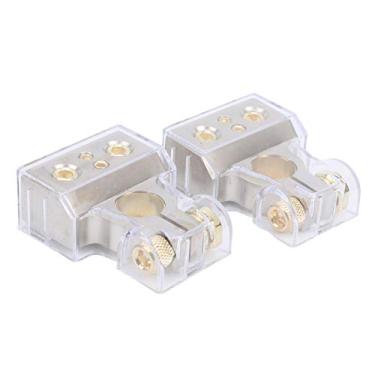 Imagem de Bateria do Terminal Bateria do Carro Conector do Terminal Bateria do Carro Terminal Bateria Terminal de Serviço Conjunto de 2 Com Tampa do Terminal Bateria do Carro