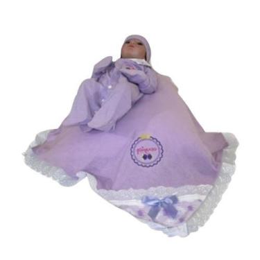 Imagem de Saida de Maternidade Menino e Menina 5 Peças Para Bebê Recém Nascido,M