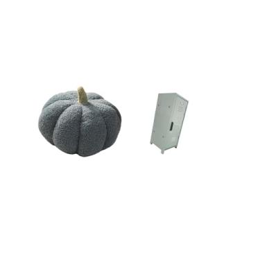 Imagem de Fenteer Almofada de Pelúcia de Abóbora de Halloween para Sofá E Mini Armário com Compartimento de Armazenamento Empilhável para Decoração de Quarto E Apartame