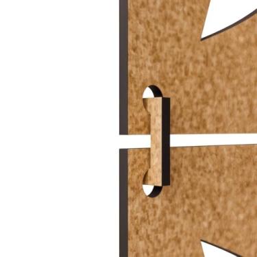 Imagem de Kit Placas Divisórias De Ambientes Cobogó 29x29 Mdf Sala Quarto Cozinha Decoração Casa Moderna (Encaixes p/ 24 Placas (42 pçs))