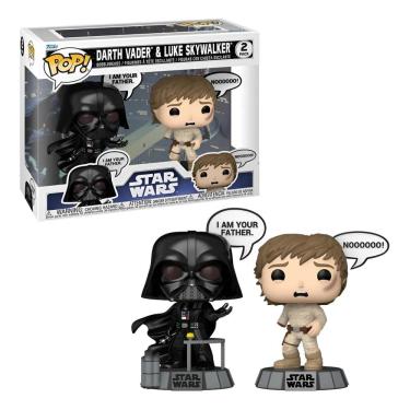 Imagem de Funko Pop Darth Vader e Luke Skywalker Pack com 2 Star Wars