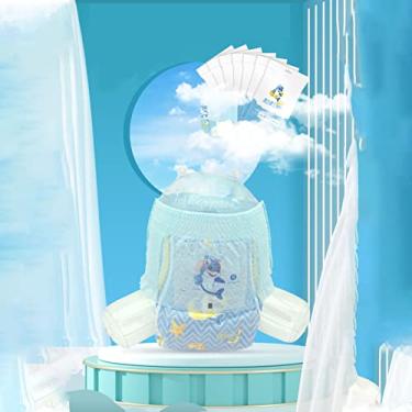 Imagem de Zerodis Produtos para Maternidade para Bebês Atividades para Bebês Equipamento de Jogos Internos Equipamento de Jogos Internos 360 Graus Design à Prova de Vazamentos para e Crianças Fraldas de Natação Reutilizáveis ​​com Cintura Elástica Macia (XL)