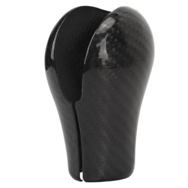 Imagem de Tampa do Botão de Mudança de Marcha de Fibra de Carbono para Carro, Botão de Mudança de Marcha, Substituição da Vara para G37 G25 FX35 FX37 Q40 QX70 QX50 EX30D EX35 QX80 (Sarja