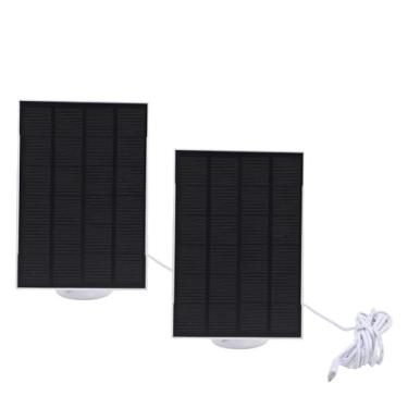 Imagem de Yunseity Carregador de Painel Solar à Prova D'água de 8 W para Câmera de Segurança Blink Outdoor 4 - Painel Solar Portátil de Alta Eficiência para Câmera - Adequado para Segurança Externa Sem Fio