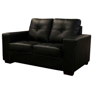 Imagem de Sofá De Couro 2 Lugares Londres 151Cm M06 Preto 450