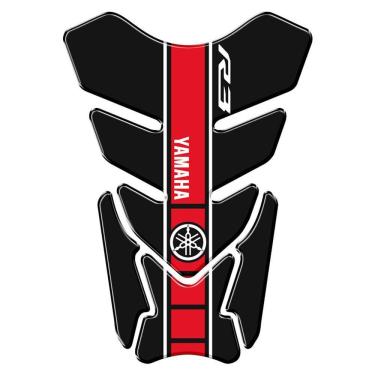 Imagem de Protetor De Tanque Adesivo Moto Yamaha R3 Preto Preto