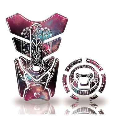 Imagem de Adesivo Protetor Tanque E Bocal Honda Acima 2018 Cacto Branco