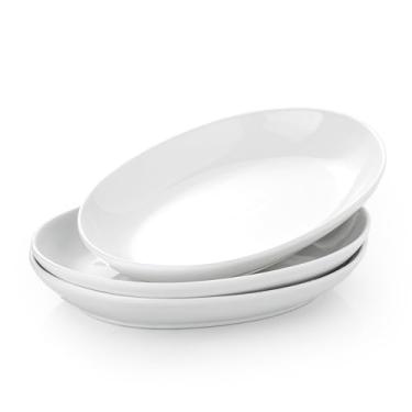Imagem de Gacoree Tigelas de servir de 30,5 cm, travessas ovais grandes, conjunto de 3